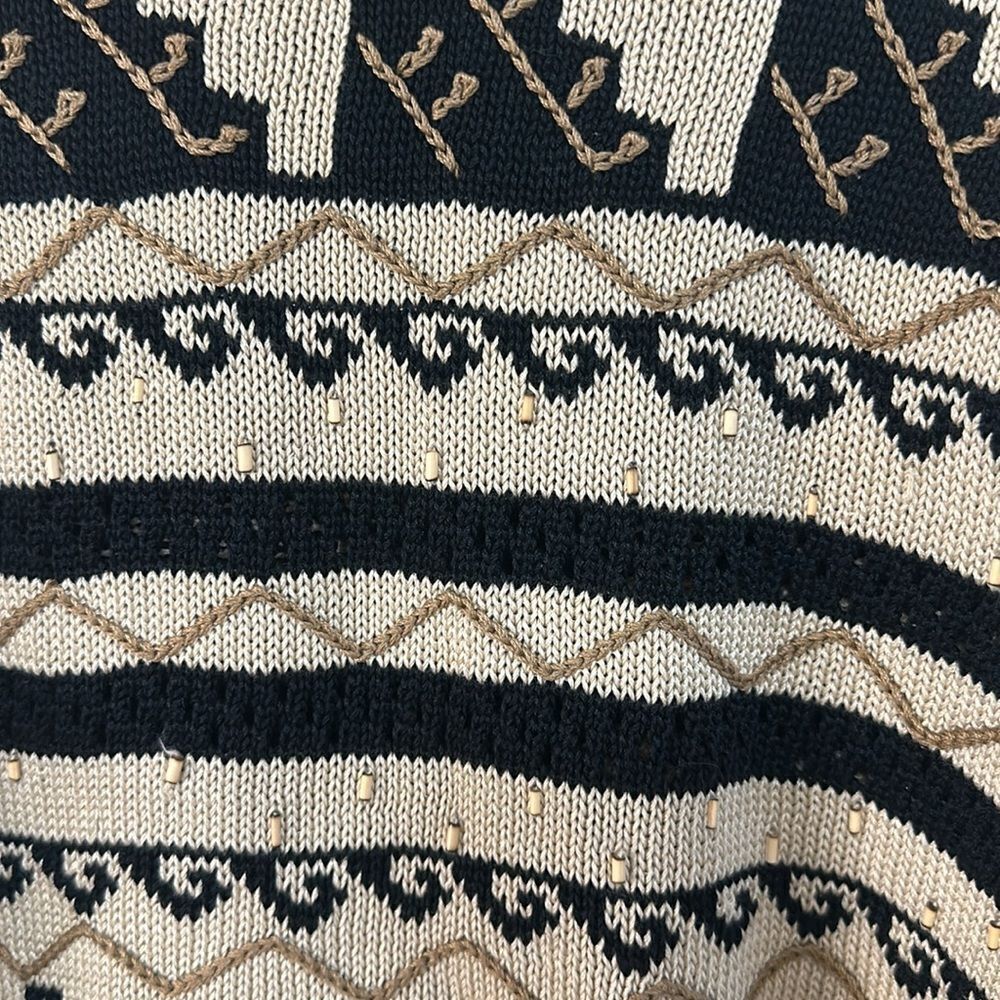 Vintage The Peruvian Connection Button Down Cardigan Sweater - Picture 9 of 9